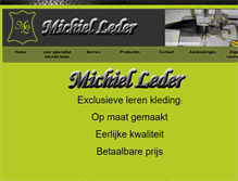 Tablet Screenshot of michiel-leder.nl